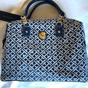 Brand New (with tags) Navy Blue Tommy Hilfiger Satchel style purse